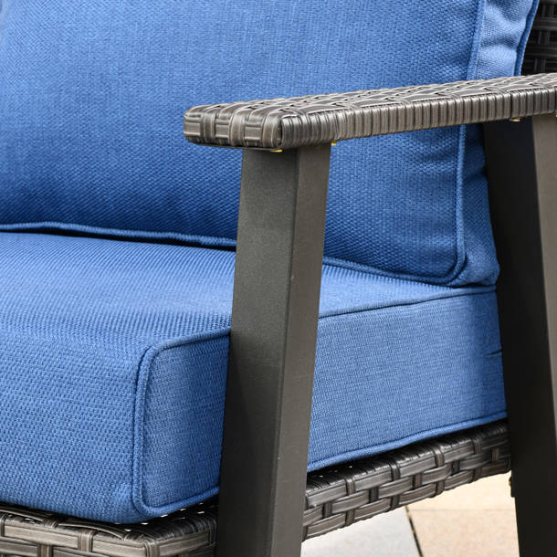 Oliver Gaven Woven Basket Patio Chair & Reviews Wayfair Canada